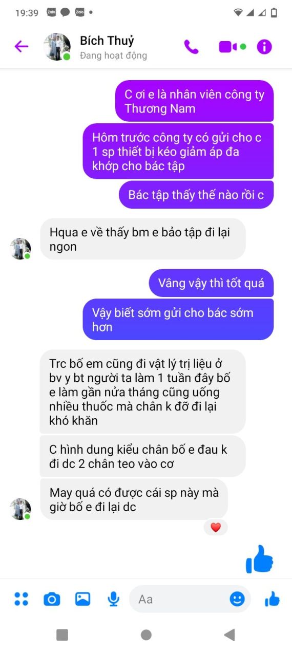 Phản hồi từ chị Thủy
